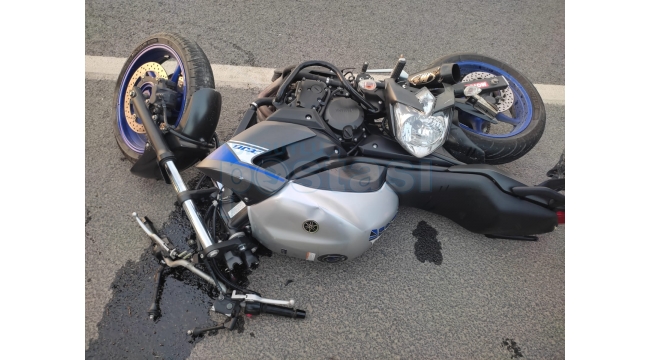 Ahmetli'de motosiklet kazası: 1 ölü, 1 yaralı