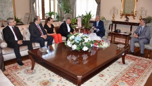 Turgutlu Organize Sanayi Yönetimi Vali Güvençer’e Ziyaret etti