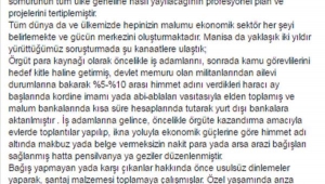 Manisa Cumhuriyet Başsavcısı'ndan FETÖ açıklaması: Hollanda ineği gibi sağmışlar