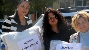 Kent Konseyi Kadın Meclisi'nden depremzede köye yardım