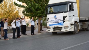 Yunusemre'den Makedonlara yardım