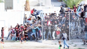 Turgutluspor maçında faciaya ramak kaldı