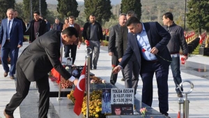 Sendikacılar maden şehitlerini unutmadı