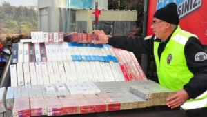 Bin 150 paket gümrük kaçağı sigara ele geçirildi