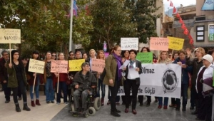 CHP'li Kadınlardan 'Hayır' Eylemi