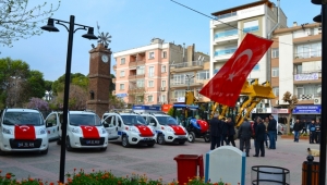 Belediye araç filosuna 7 farklı yeni araç eklendi