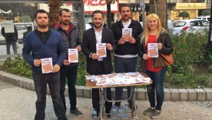 CHP'li Gençlerden Sokakalarda 'Hayır' Turları