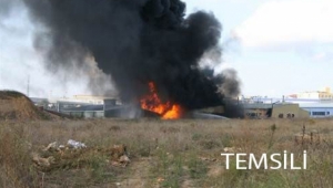 Fabrika'da Korkutan Yangın
