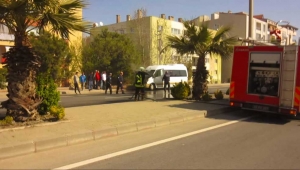 Seyir Halindeki Araç Yandı