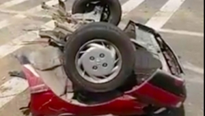 Turgutlu – İzmir Yolunda kaza 1 ölü 3 yaralı