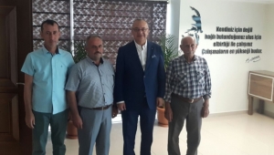 BAŞKAN ERGÜN, ŞEHİT AİLESİNİ AĞIRLADI