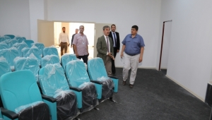 Başkan Şirin MABEM Konferans Salonunu İnceledi