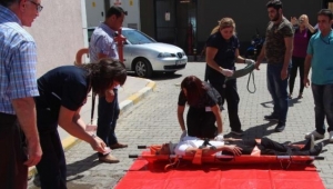 Hastanedeki deprem tatbikatı gerçeğe döndü