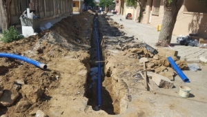 SALİHLİ’NİN PRESTİJ CADDELERİNE YENİ ALTYAPI