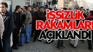 İşsizlik oranı %10,2 seviyesinde gerçekleşti 