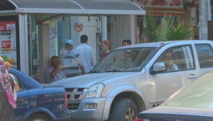 Minibüs durakları işgal altında