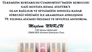 Mazlum Nurlu'dan 10 Kasım mesajı