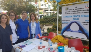 TURGUTLU DEVLET HASTANESİ 14 KASIM ''DÜNYA DİYABET GÜNÜ'' ETKİNLİKLERİYLE FARKINDALIK YARATTI.