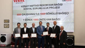 Vestel Türkiye'de kan bağışı rekoruna imza atacak