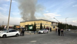 Yumurta tesisinin deposunda korkutan yangın