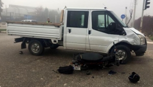 Derse yetişmek isterken kaza yaptılar