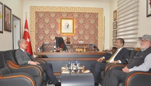 Kırkağaç Kaymakamından Mevkidaşına nezaket ziyareti.