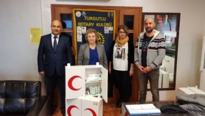 Rotary Kulübü'nden ilk yardım malzemeleri bağışı