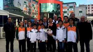 Satranç Federasyonundan Kocatürklü Şampiyonlara  ziyaret