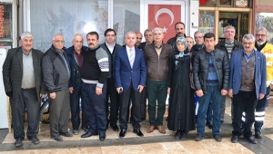 Kaymakam Turan  ,Yeni Yılın ilk ziyaretini Gazi ve Şehit yakınlarına yaptı