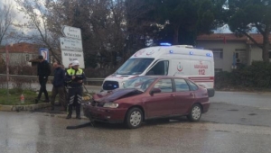 Kazada 1 çocuk yaralandı