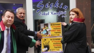Kuaför ve avukatlardan 'Çocuktan gelin olmaz' kampanyası