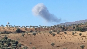 Terör örgütü mevzileri havadan bombalanıyor