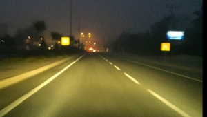 Turgutlu' da sisli bir sabah