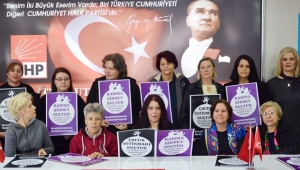 Çocuk istismarınına bir tepki de Turgutlulu CHP'li kadınlardan