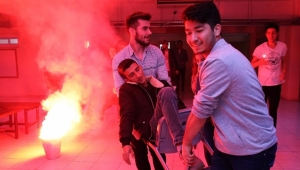 300 öğrenciye acil durum tatbikatı !