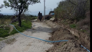 AZİMLİ KESİNTİSİZ İÇME SUYUNA KAVUŞTU