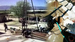 İşçinin bacağının koptuğu kaza güvenlik kamerasında