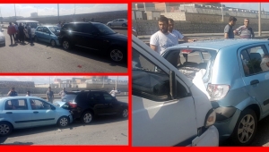 Zincirleme trafik kazası:6 yaralı