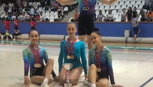 Büyükşehir’in Cimnastik Takımı Bursa’da Türkiye Şampiyonu Oldu