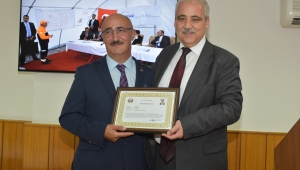 GAZİANTEP'E TAYİNİ ÇIKAN İL AFAD MÜDÜRÜ BEKİR ŞEN TÖRENLE UĞURLANDI