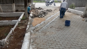 Gölmarmara Mezarlığına Yağmur Suyu Hattı