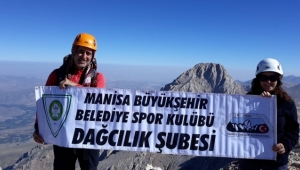 Manisa Büyükşehir Belediyespor’un Dağcıları Aladağlar’ın Zirvesinde