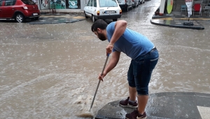 Turgutlu sağanak yağmura teslim
