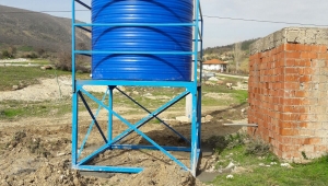 Yenilenen eski içme suyu deposu tesis haline geldi