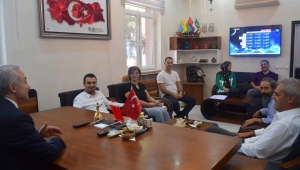 CHP'lerden Kaymakam Turan'a nezaket ziyareti