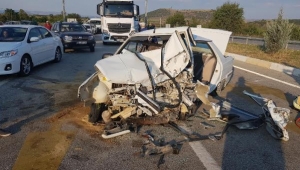  Kula'da zincirleme kaza: 1 ölü, 3 yaralı