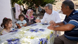 Rektör Budak’tan, çoban dostu ve ailesine bayram ziyareti