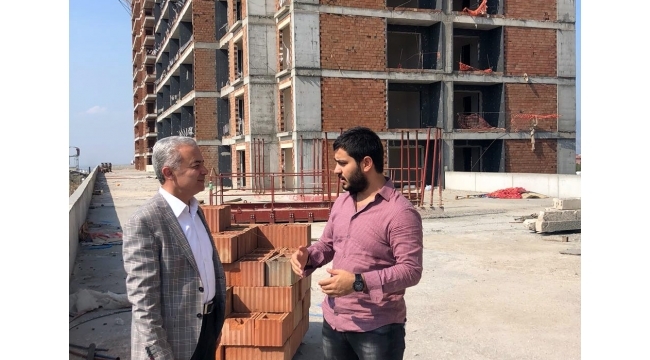 Kaymakam Turan LifeCity şantiyesini gezdi