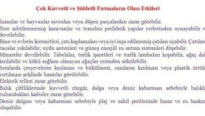 Meteoroloji bu kez yaşanabilecek tehlikeleri tek tek saydı