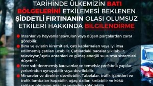 Şiddetli Rüzgar ve Fırtınadan Korunma